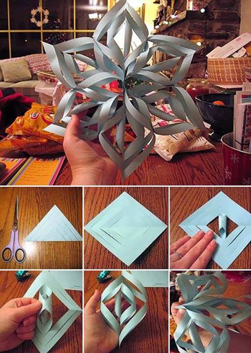 Make a giant 3D snowflake