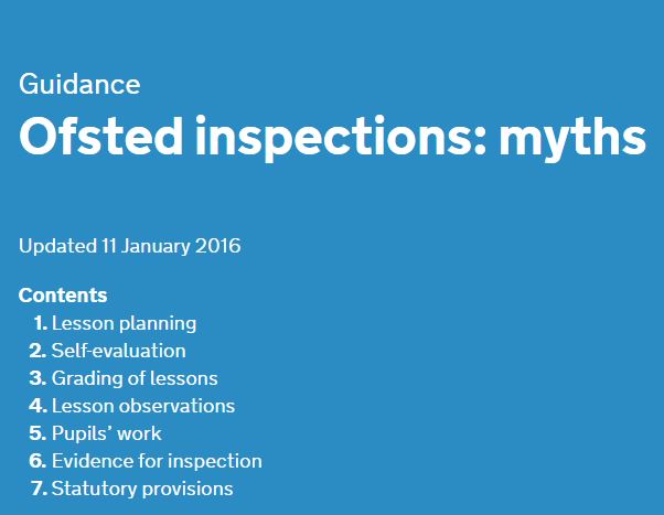 Ofsted myths